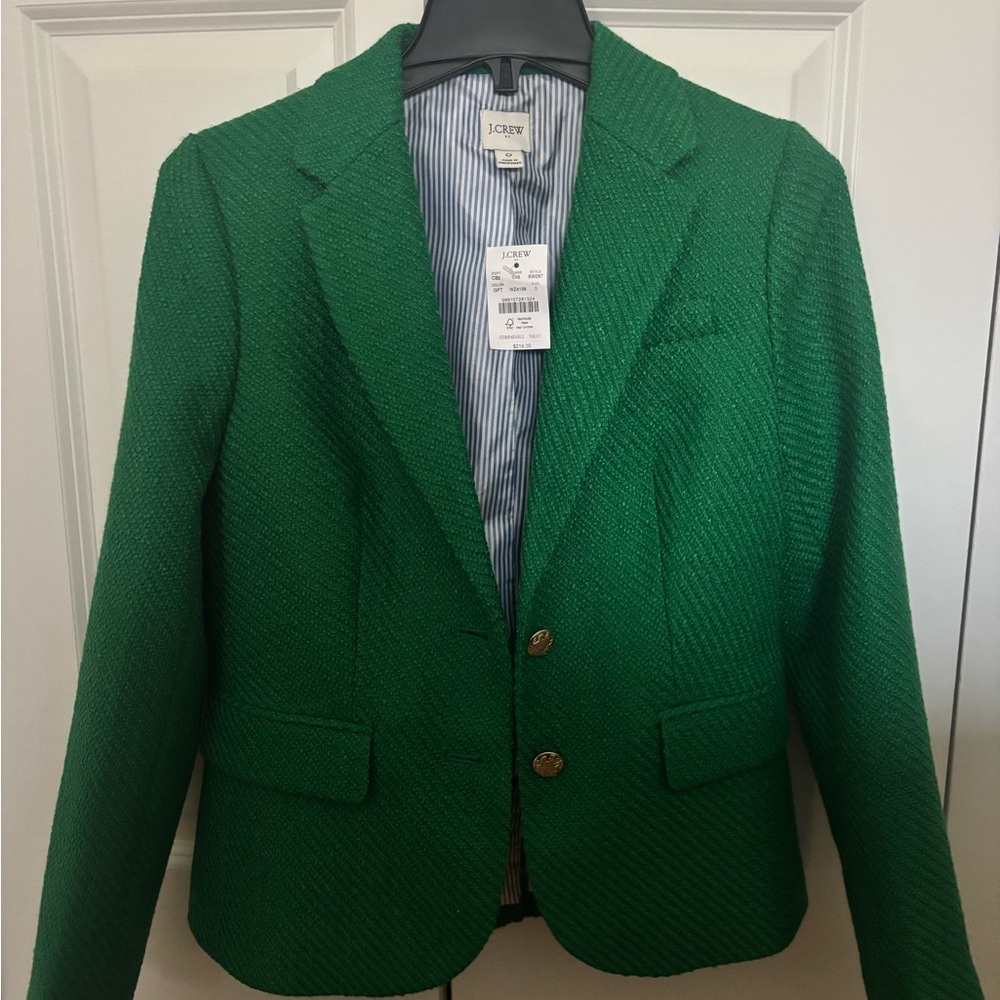 J. Crew Factory Kelly Green Blazer
